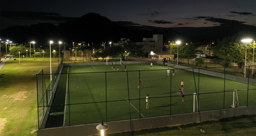 iluminação esportiva