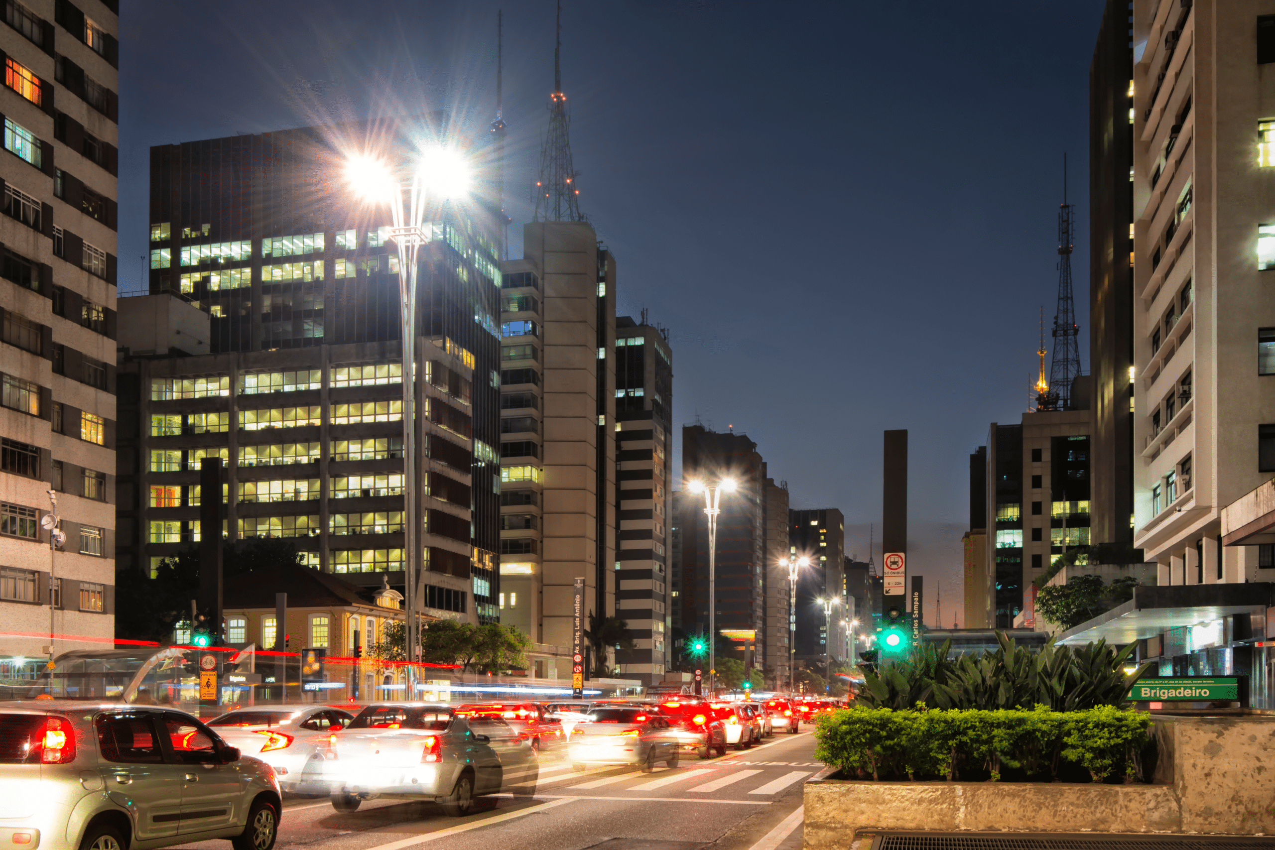 Poluição luminosa nas cidades